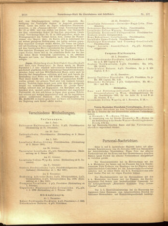 Verordnungs-Blatt für Eisenbahnen und Schiffahrt: Veröffentlichungen in Tarif- und Transport-Angelegenheiten 19001129 Seite: 30