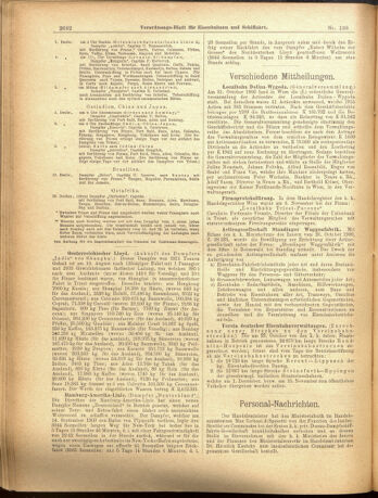 Verordnungs-Blatt für Eisenbahnen und Schiffahrt: Veröffentlichungen in Tarif- und Transport-Angelegenheiten 19001201 Seite: 6