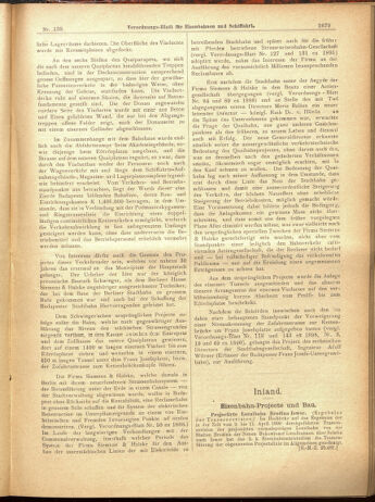 Verordnungs-Blatt für Eisenbahnen und Schiffahrt: Veröffentlichungen in Tarif- und Transport-Angelegenheiten 19001201 Seite: 75