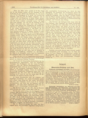 Verordnungs-Blatt für Eisenbahnen und Schiffahrt: Veröffentlichungen in Tarif- und Transport-Angelegenheiten 19001204 Seite: 66