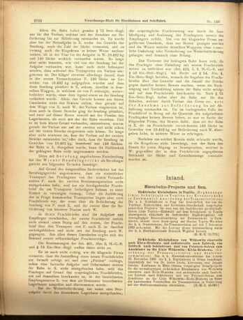 Verordnungs-Blatt für Eisenbahnen und Schiffahrt: Veröffentlichungen in Tarif- und Transport-Angelegenheiten 19001206 Seite: 2