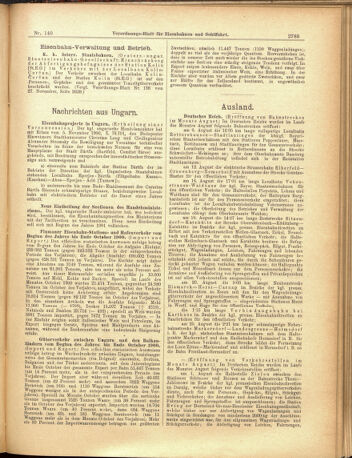 Verordnungs-Blatt für Eisenbahnen und Schiffahrt: Veröffentlichungen in Tarif- und Transport-Angelegenheiten 19001206 Seite: 3