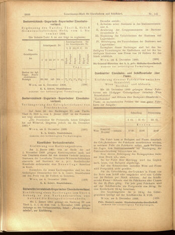 Verordnungs-Blatt für Eisenbahnen und Schiffahrt: Veröffentlichungen in Tarif- und Transport-Angelegenheiten 19001208 Seite: 80