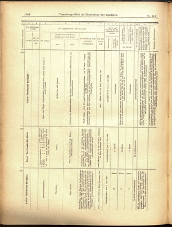 Verordnungs-Blatt für Eisenbahnen und Schiffahrt: Veröffentlichungen in Tarif- und Transport-Angelegenheiten 19001215 Seite: 20