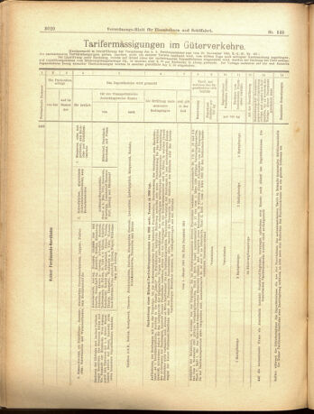 Verordnungs-Blatt für Eisenbahnen und Schiffahrt: Veröffentlichungen in Tarif- und Transport-Angelegenheiten 19001218 Seite: 8