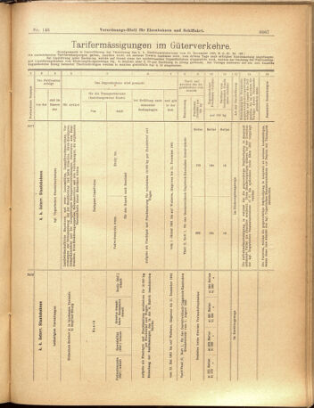 Verordnungs-Blatt für Eisenbahnen und Schiffahrt: Veröffentlichungen in Tarif- und Transport-Angelegenheiten 19001220 Seite: 15