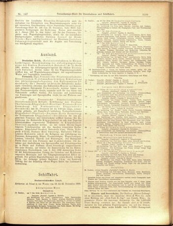 Verordnungs-Blatt für Eisenbahnen und Schiffahrt: Veröffentlichungen in Tarif- und Transport-Angelegenheiten 19001222 Seite: 17