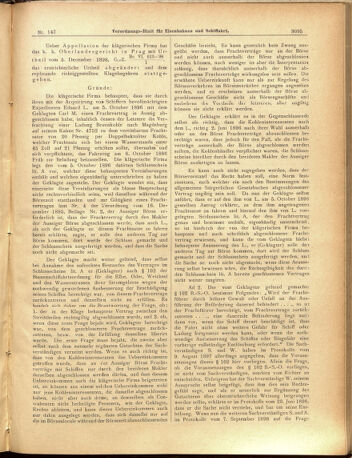 Verordnungs-Blatt für Eisenbahnen und Schiffahrt: Veröffentlichungen in Tarif- und Transport-Angelegenheiten 19001222 Seite: 3