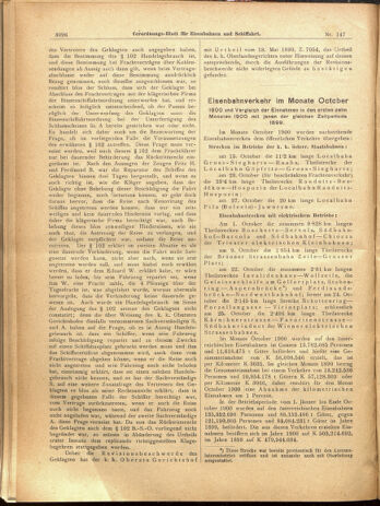 Verordnungs-Blatt für Eisenbahnen und Schiffahrt: Veröffentlichungen in Tarif- und Transport-Angelegenheiten 19001222 Seite: 60