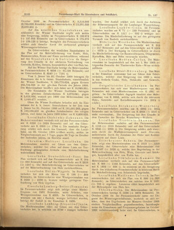 Verordnungs-Blatt für Eisenbahnen und Schiffahrt: Veröffentlichungen in Tarif- und Transport-Angelegenheiten 19001222 Seite: 8