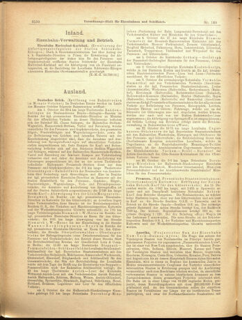 Verordnungs-Blatt für Eisenbahnen und Schiffahrt: Veröffentlichungen in Tarif- und Transport-Angelegenheiten 19001225 Seite: 2