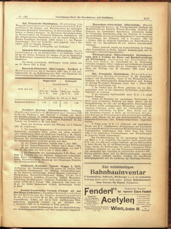 Verordnungs-Blatt für Eisenbahnen und Schiffahrt: Veröffentlichungen in Tarif- und Transport-Angelegenheiten 19001229 Seite: 103