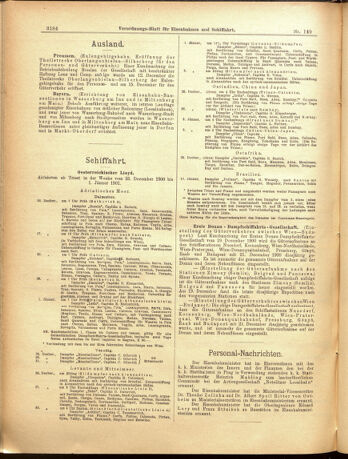 Verordnungs-Blatt für Eisenbahnen und Schiffahrt: Veröffentlichungen in Tarif- und Transport-Angelegenheiten 19001229 Seite: 12