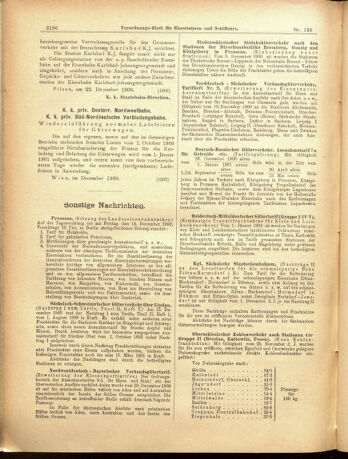 Verordnungs-Blatt für Eisenbahnen und Schiffahrt: Veröffentlichungen in Tarif- und Transport-Angelegenheiten 19001229 Seite: 14