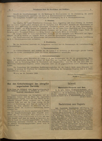 Verordnungs-Blatt für Eisenbahnen und Schiffahrt: Veröffentlichungen in Tarif- und Transport-Angelegenheiten 19010101 Seite: 3