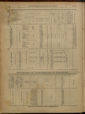 Verordnungs-Blatt für Eisenbahnen und Schiffahrt: Veröffentlichungen in Tarif- und Transport-Angelegenheiten 19010101 Seite: 40