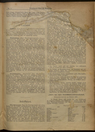 Verordnungs-Blatt für Eisenbahnen und Schiffahrt: Veröffentlichungen in Tarif- und Transport-Angelegenheiten 19010101 Seite: 5