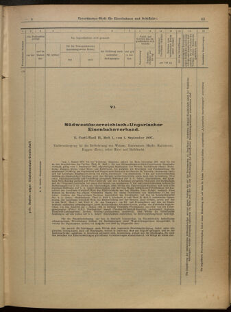 Verordnungs-Blatt für Eisenbahnen und Schiffahrt: Veröffentlichungen in Tarif- und Transport-Angelegenheiten 19010105 Seite: 19