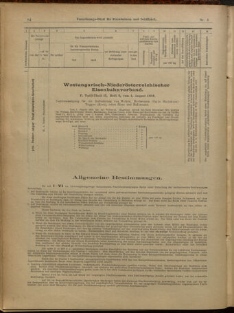 Verordnungs-Blatt für Eisenbahnen und Schiffahrt: Veröffentlichungen in Tarif- und Transport-Angelegenheiten 19010105 Seite: 20