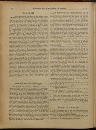 Verordnungs-Blatt für Eisenbahnen und Schiffahrt: Veröffentlichungen in Tarif- und Transport-Angelegenheiten 19010105 Seite: 6