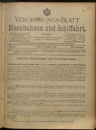 Verordnungs-Blatt für Eisenbahnen und Schiffahrt: Veröffentlichungen in Tarif- und Transport-Angelegenheiten