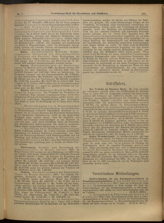 Verordnungs-Blatt für Eisenbahnen und Schiffahrt: Veröffentlichungen in Tarif- und Transport-Angelegenheiten 19010115 Seite: 5