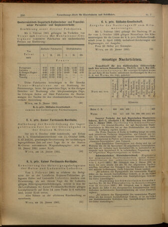 Verordnungs-Blatt für Eisenbahnen und Schiffahrt: Veröffentlichungen in Tarif- und Transport-Angelegenheiten 19010115 Seite: 8