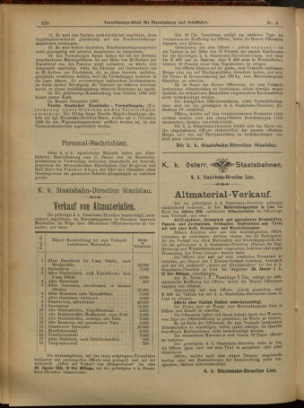 Verordnungs-Blatt für Eisenbahnen und Schiffahrt: Veröffentlichungen in Tarif- und Transport-Angelegenheiten 19010117 Seite: 13