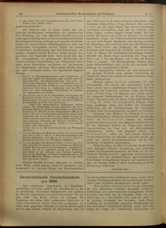 Verordnungs-Blatt für Eisenbahnen und Schiffahrt: Veröffentlichungen in Tarif- und Transport-Angelegenheiten 19010119 Seite: 10