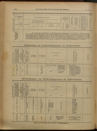 Verordnungs-Blatt für Eisenbahnen und Schiffahrt: Veröffentlichungen in Tarif- und Transport-Angelegenheiten 19010126 Seite: 12