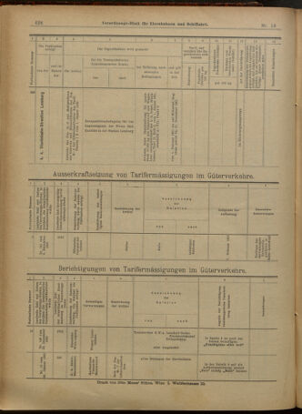 Verordnungs-Blatt für Eisenbahnen und Schiffahrt: Veröffentlichungen in Tarif- und Transport-Angelegenheiten 19010129 Seite: 20