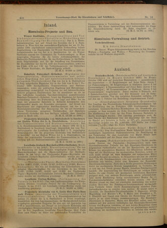 Verordnungs-Blatt für Eisenbahnen und Schiffahrt: Veröffentlichungen in Tarif- und Transport-Angelegenheiten 19010129 Seite: 8