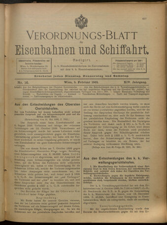 Verordnungs-Blatt für Eisenbahnen und Schiffahrt: Veröffentlichungen in Tarif- und Transport-Angelegenheiten