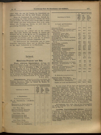 Verordnungs-Blatt für Eisenbahnen und Schiffahrt: Veröffentlichungen in Tarif- und Transport-Angelegenheiten 19010207 Seite: 5