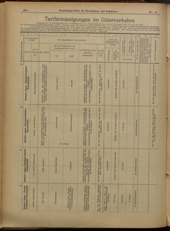 Verordnungs-Blatt für Eisenbahnen und Schiffahrt: Veröffentlichungen in Tarif- und Transport-Angelegenheiten 19010209 Seite: 12