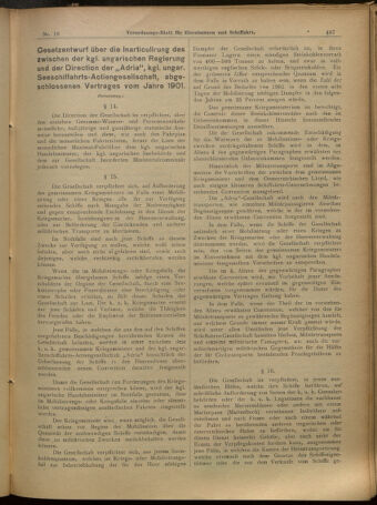 Verordnungs-Blatt für Eisenbahnen und Schiffahrt: Veröffentlichungen in Tarif- und Transport-Angelegenheiten 19010209 Seite: 3