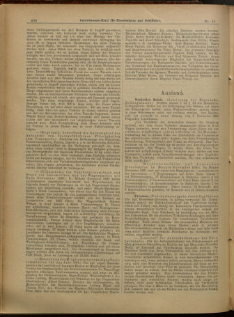 Verordnungs-Blatt für Eisenbahnen und Schiffahrt: Veröffentlichungen in Tarif- und Transport-Angelegenheiten 19010209 Seite: 6