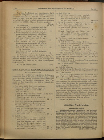 Verordnungs-Blatt für Eisenbahnen und Schiffahrt: Veröffentlichungen in Tarif- und Transport-Angelegenheiten 19010212 Seite: 8