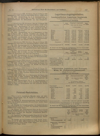 Verordnungs-Blatt für Eisenbahnen und Schiffahrt: Veröffentlichungen in Tarif- und Transport-Angelegenheiten 19010216 Seite: 7