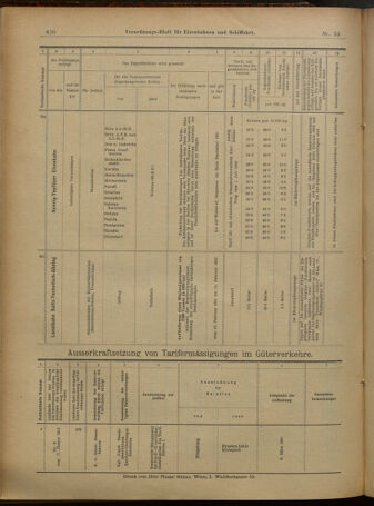 Verordnungs-Blatt für Eisenbahnen und Schiffahrt: Veröffentlichungen in Tarif- und Transport-Angelegenheiten 19010221 Seite: 32