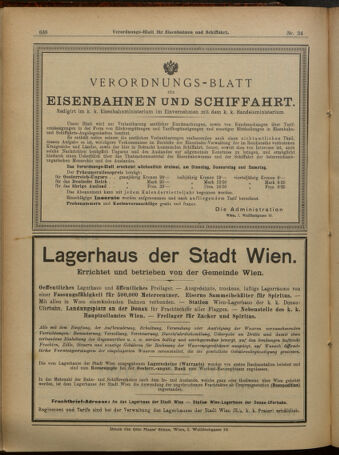 Verordnungs-Blatt für Eisenbahnen und Schiffahrt: Veröffentlichungen in Tarif- und Transport-Angelegenheiten 19010223 Seite: 16