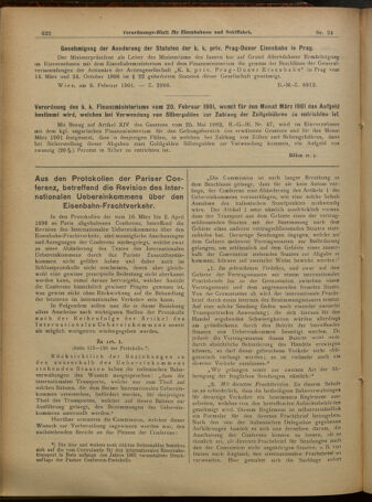 Verordnungs-Blatt für Eisenbahnen und Schiffahrt: Veröffentlichungen in Tarif- und Transport-Angelegenheiten 19010223 Seite: 2