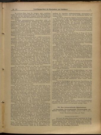 Verordnungs-Blatt für Eisenbahnen und Schiffahrt: Veröffentlichungen in Tarif- und Transport-Angelegenheiten 19010223 Seite: 21