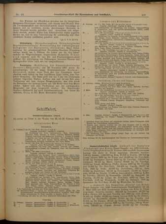 Verordnungs-Blatt für Eisenbahnen und Schiffahrt: Veröffentlichungen in Tarif- und Transport-Angelegenheiten 19010223 Seite: 7