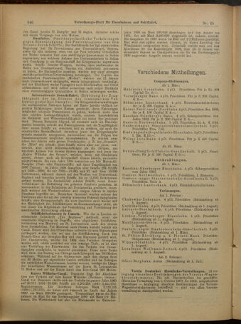 Verordnungs-Blatt für Eisenbahnen und Schiffahrt: Veröffentlichungen in Tarif- und Transport-Angelegenheiten 19010226 Seite: 10