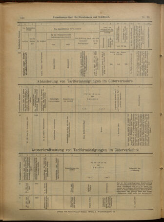 Verordnungs-Blatt für Eisenbahnen und Schiffahrt: Veröffentlichungen in Tarif- und Transport-Angelegenheiten 19010226 Seite: 20