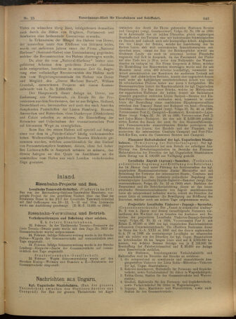 Verordnungs-Blatt für Eisenbahnen und Schiffahrt: Veröffentlichungen in Tarif- und Transport-Angelegenheiten 19010226 Seite: 7