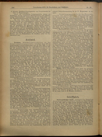 Verordnungs-Blatt für Eisenbahnen und Schiffahrt: Veröffentlichungen in Tarif- und Transport-Angelegenheiten 19010226 Seite: 8