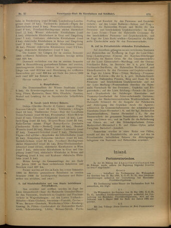 Verordnungs-Blatt für Eisenbahnen und Schiffahrt: Veröffentlichungen in Tarif- und Transport-Angelegenheiten 19010302 Seite: 3