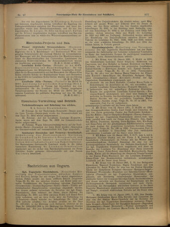 Verordnungs-Blatt für Eisenbahnen und Schiffahrt: Veröffentlichungen in Tarif- und Transport-Angelegenheiten 19010302 Seite: 5